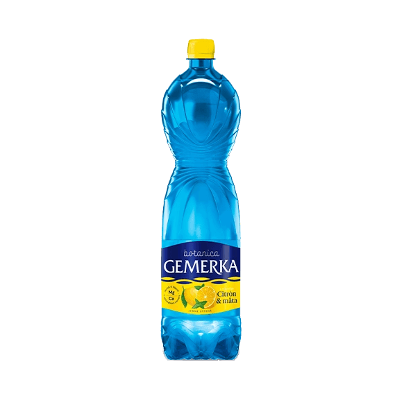Gemerka Botanica Citron & Măta Sparkling Water plastic bottle