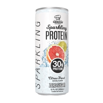 Genius Gourmet Sparkling Protein Citrus Frost can