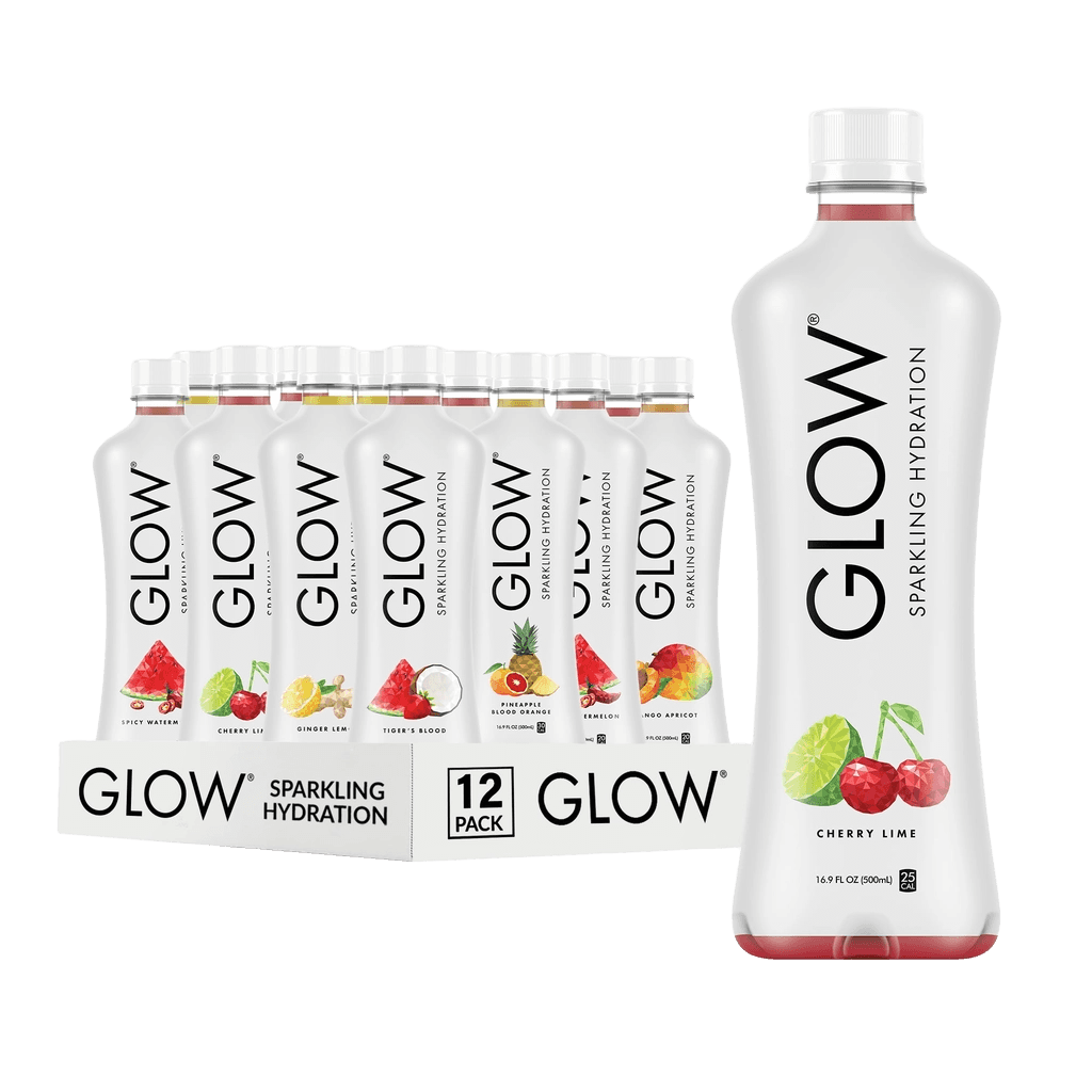 Glow Sparkling Hydration Variety Pack plastic bottle