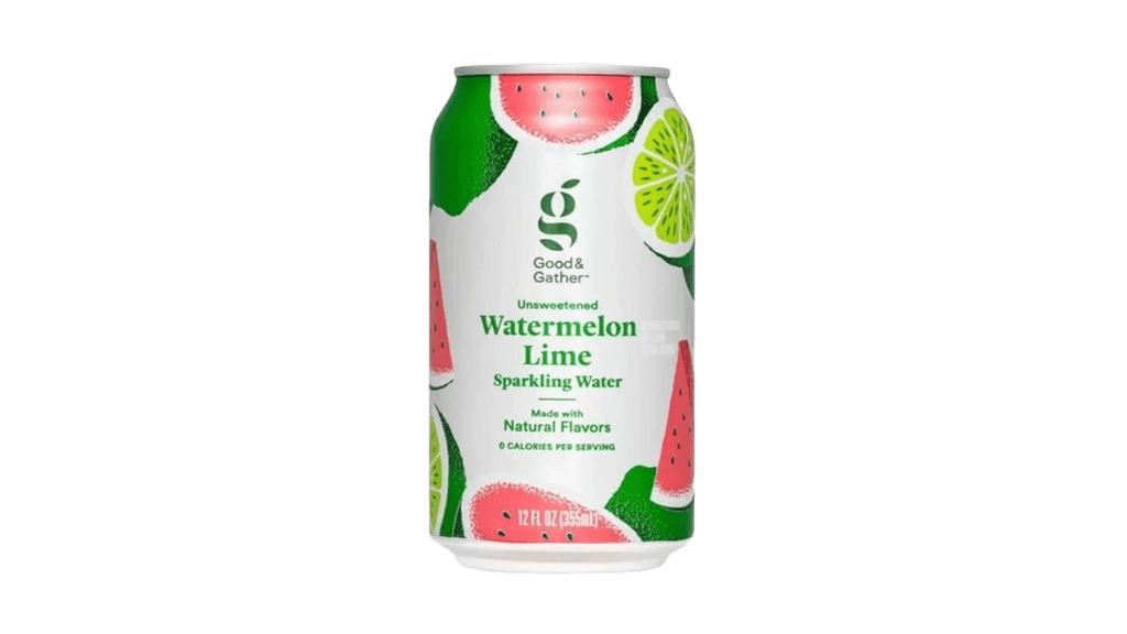 Good & Gather Unsweetened Watermelon Lime Sparkling Water