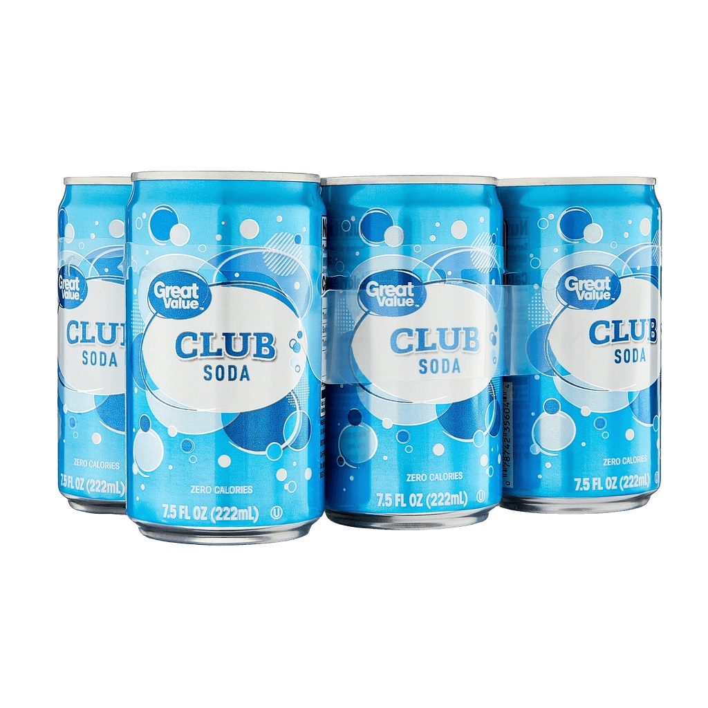 Great Value Club Soda can
