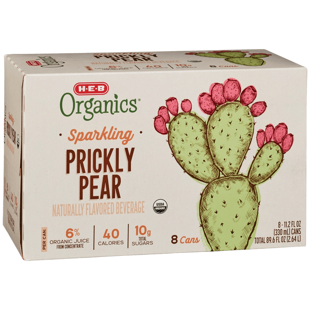 H-E-B Organics Sparkling Prickly Pear