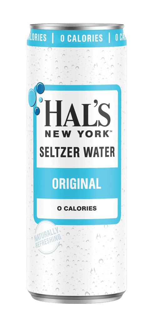 Hal's New York Seltzer Water Original can