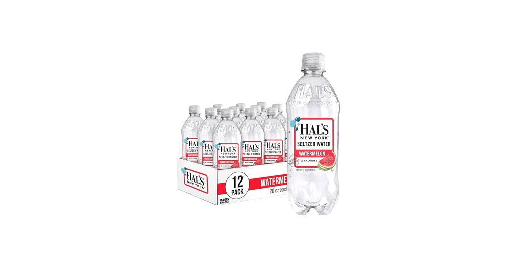 Hal's New York Seltzer Water Watermelon
