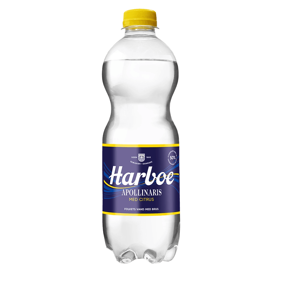 Harboe Apollinaris Citrus Sparkling Water plastic bottle