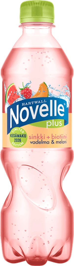 Hartwall Novelle Plus Vadelma & Meloni plastic bottle