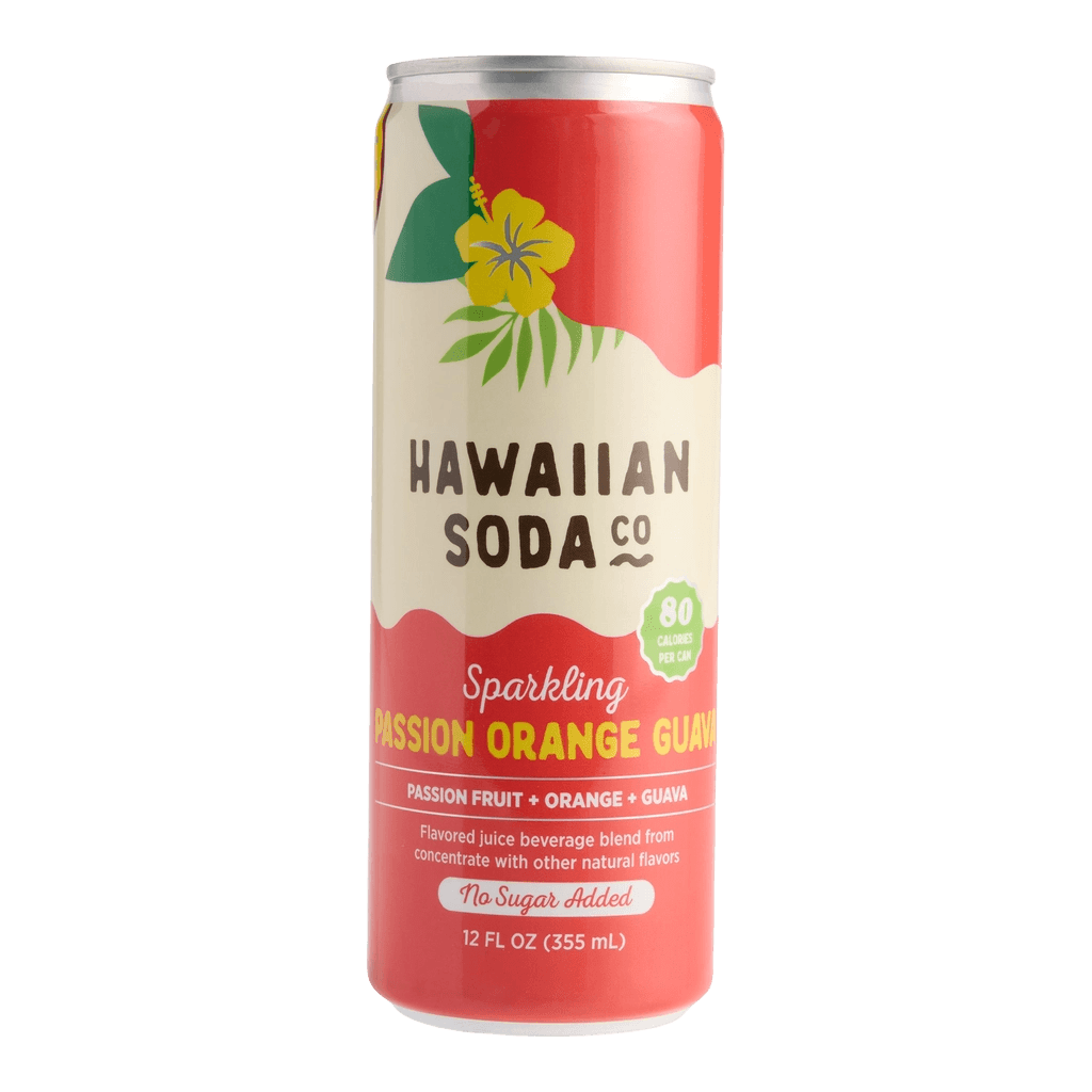 Hawaiian Soda Co. Sparkling Passion Orange Guava