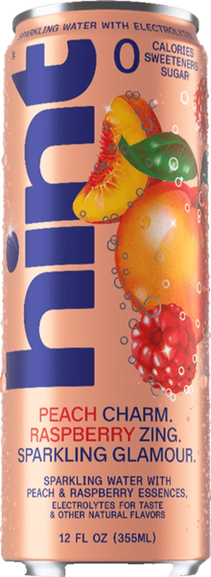 Hint Sparkling Water Peach Raspberry