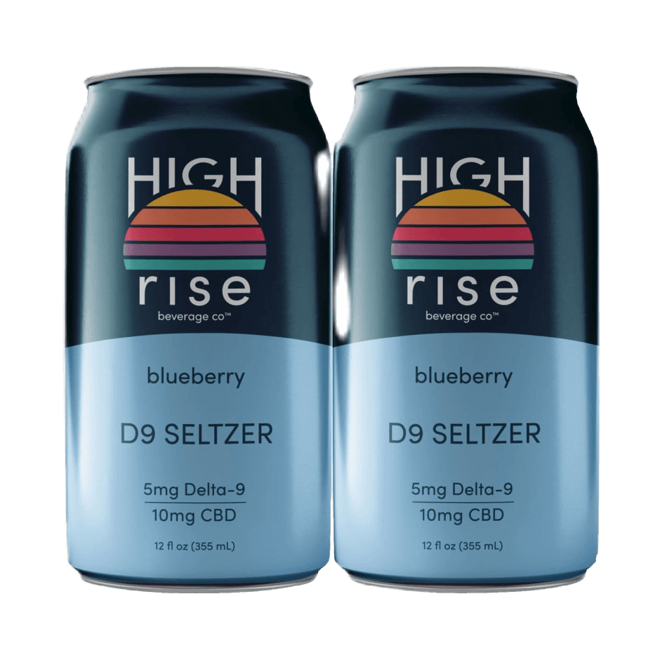 High Rise Blueberry D9 Seltzer