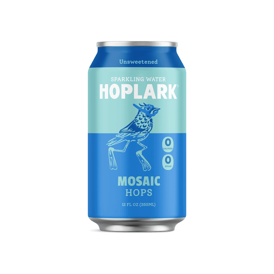 Hoplark Sparkling Water with Mosaic Hops