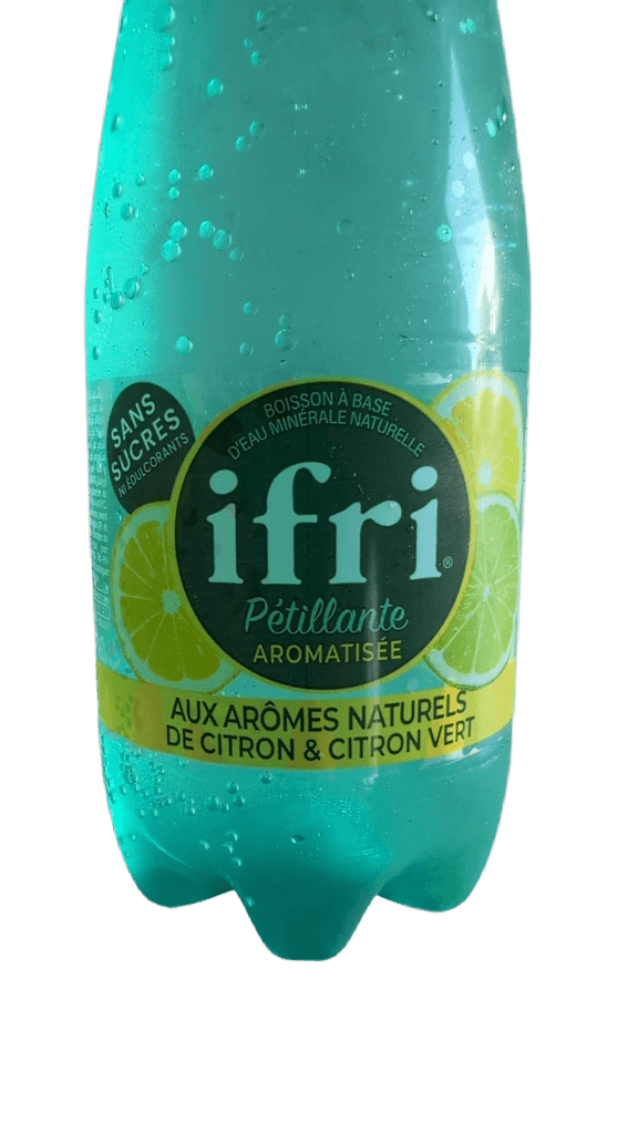 IFRI Ifri pétillante aromatisée aux arômes naturels de citron & citron vert