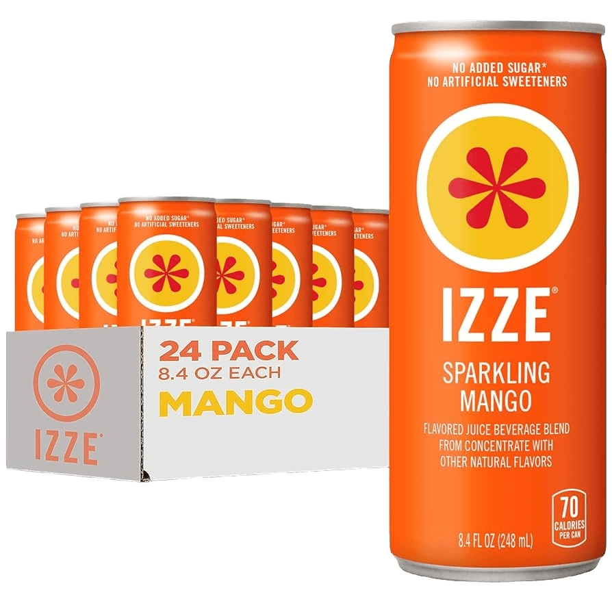 IZZE Sparkling Mango Flavored Juice Beverage Blend