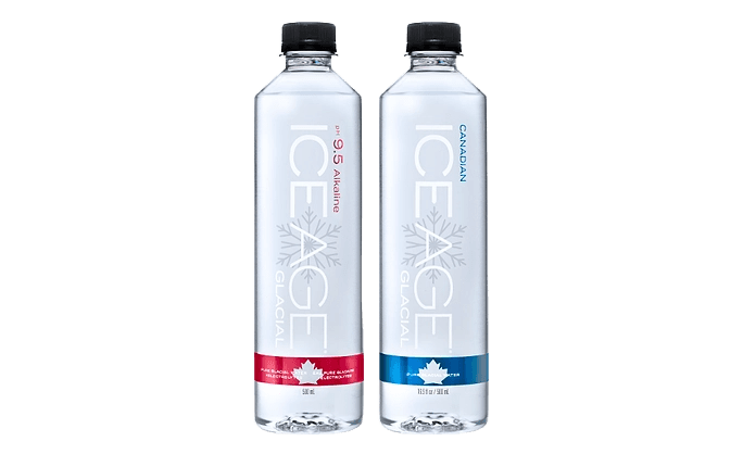 Ice Age Glacial Water Plastic Bottle