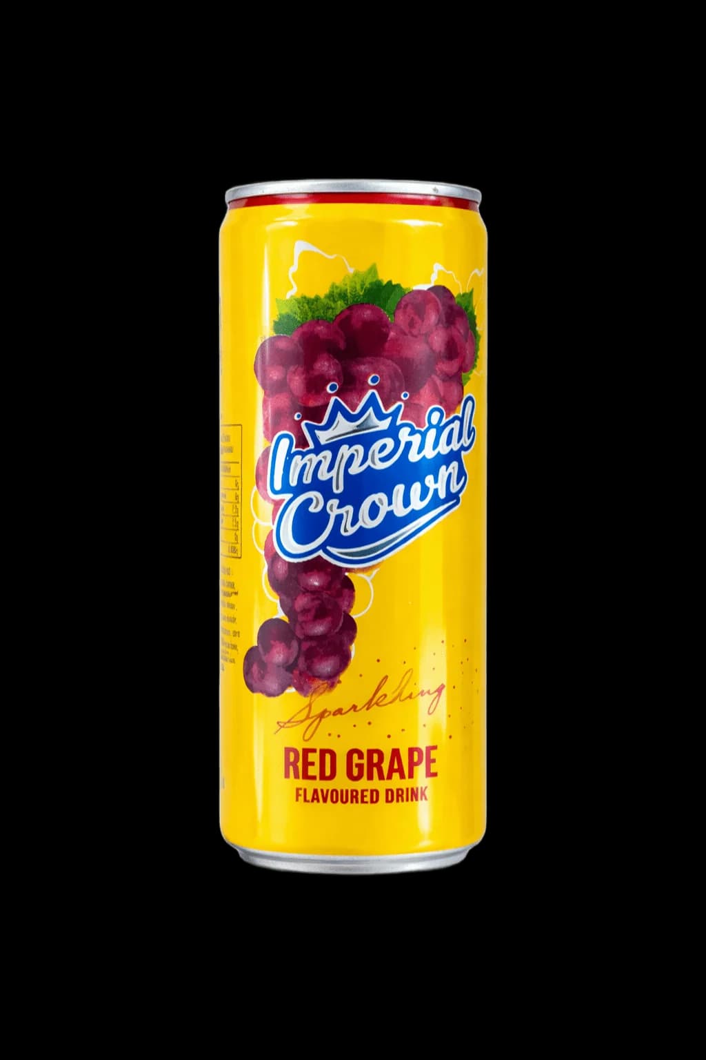 Imperial Crown Sparkling Red Grape Flavoured Drink can