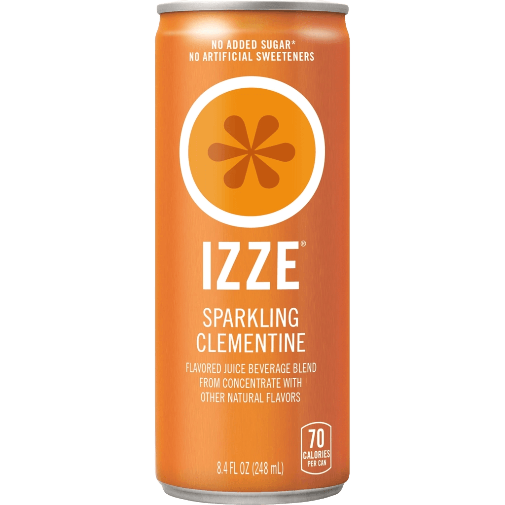 Izze Sparkling Juice Sparkling Clementine can