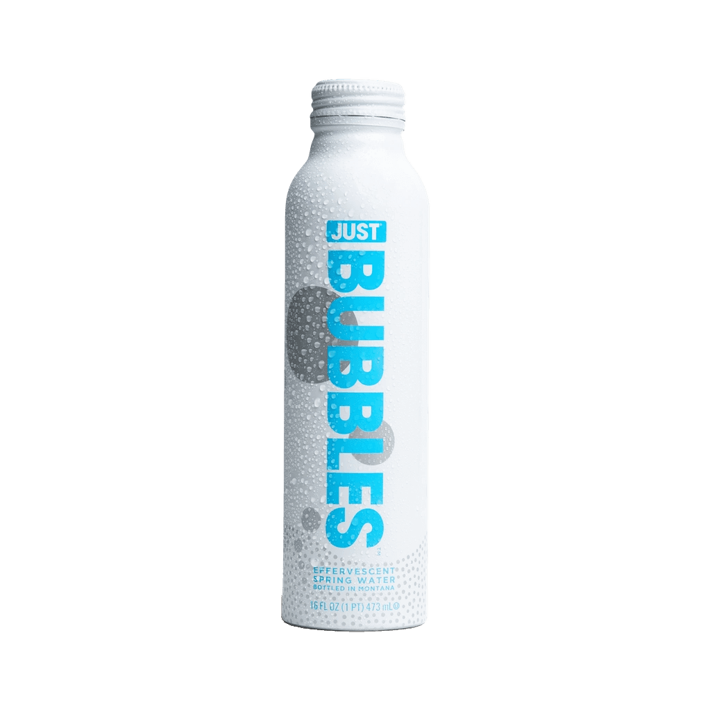 Just Bubbles Effervescent Spring Water plastic bottle
