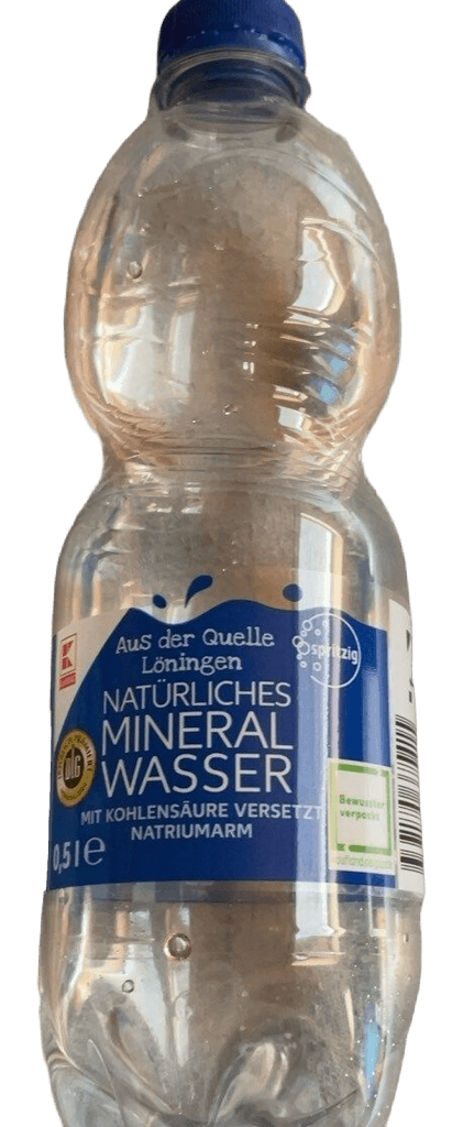 Kaufland K-Classic Natural Mineral Carbonated Water plastic bottle