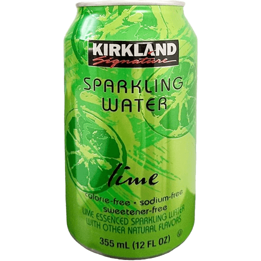 Kirkland Signature Lime Sparkling Water