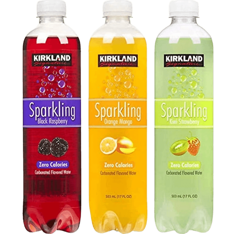 Kirkland Signature Sparkling Flavoured Water - Kiwi Strawberry Flavour