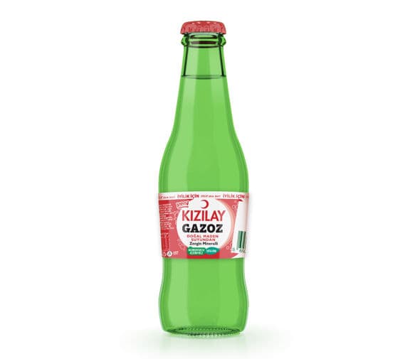 Kızılay Dogal Maden Suyu glass bottle