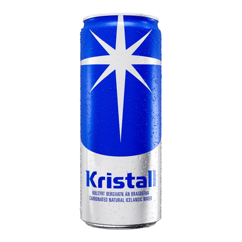 Kristall Carbonated Icelandic Water plastic bottle