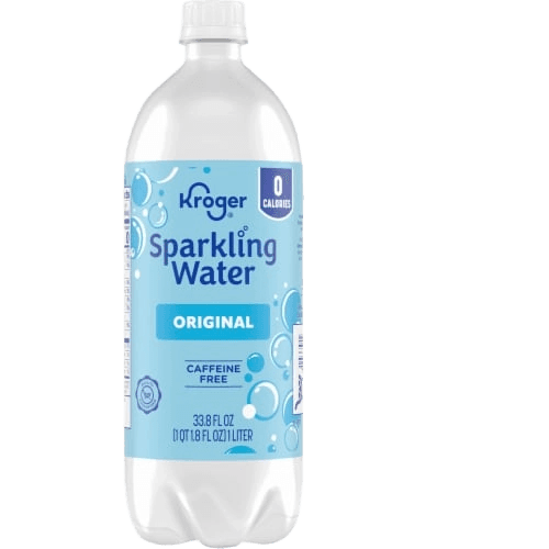 Kroger Sparkling Water Original can