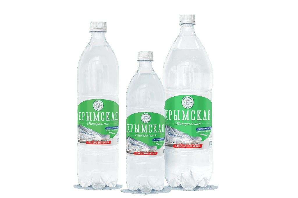 Krymskaya Mineral Water plastic bottle