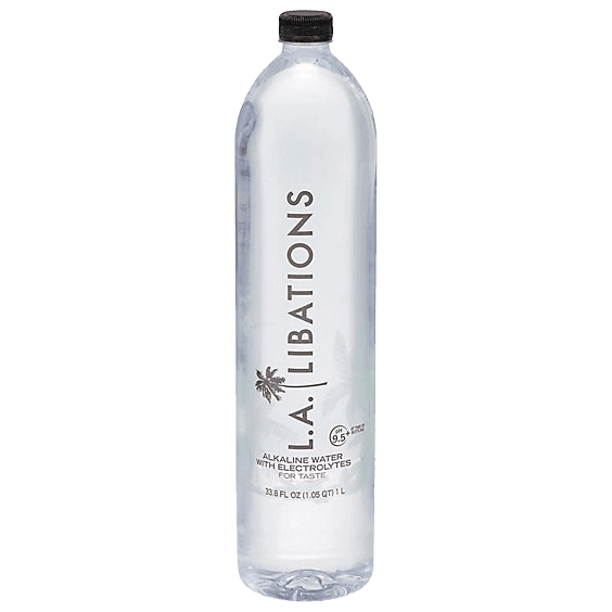 L.A. Libations Alkaline Water with Electrolytes plastic bottle