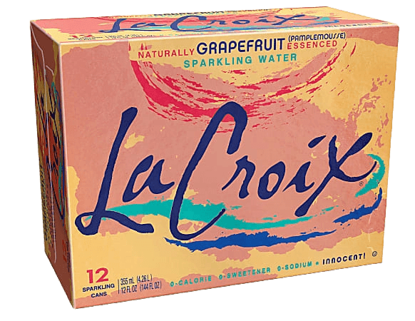LaCroix Core Sparkling Water with Natural Grapefruit Flavor