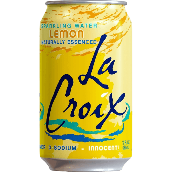 LaCroix Naturally Essenced Lemon Sparkling Water