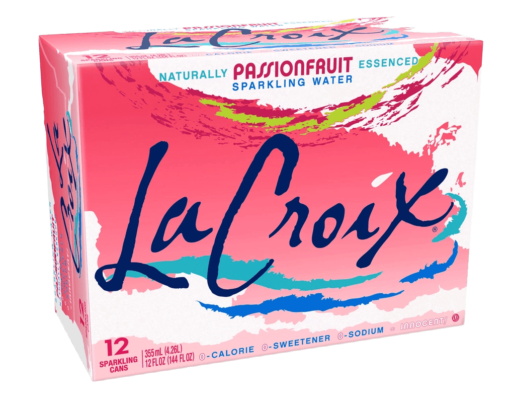 La Croix Natural Passionfruit Essenced Sparkling Water