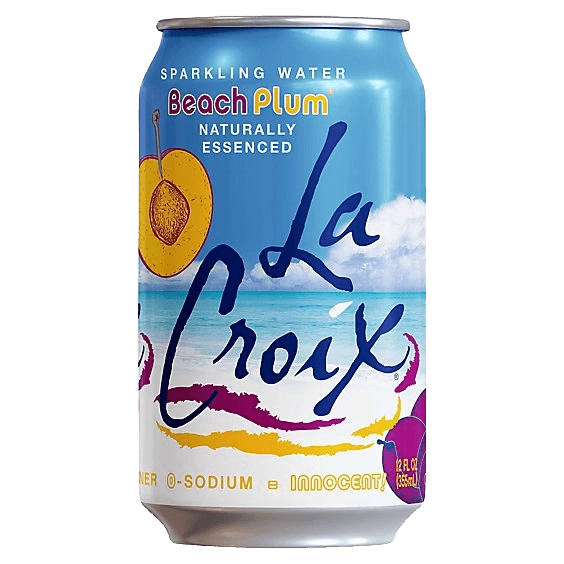 La Croix Naturally Essenced Beach Plum Sparkling Water