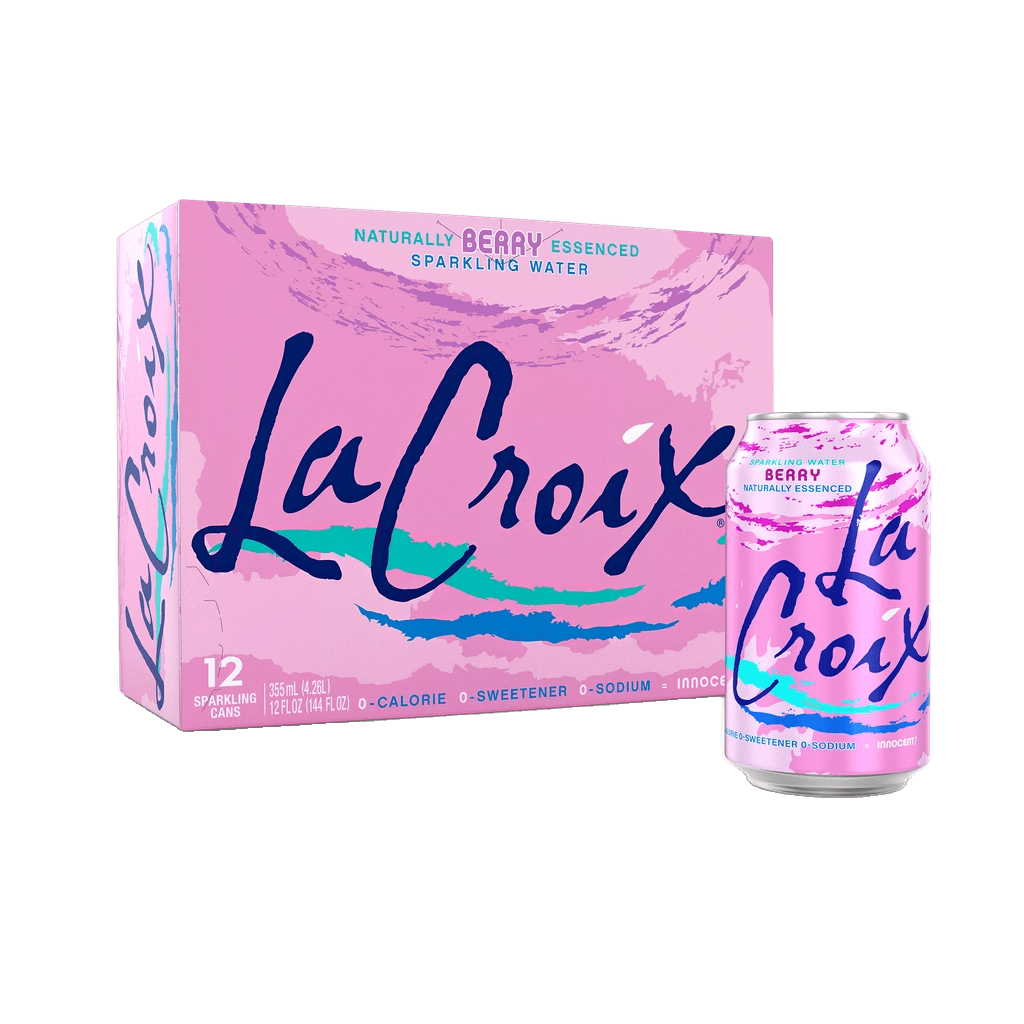 La Croix Naturally Essenced Berry Sparkling Water