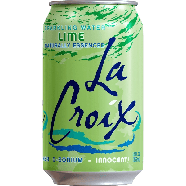 La Croix Naturally Essenced Lime Sparkling Water
