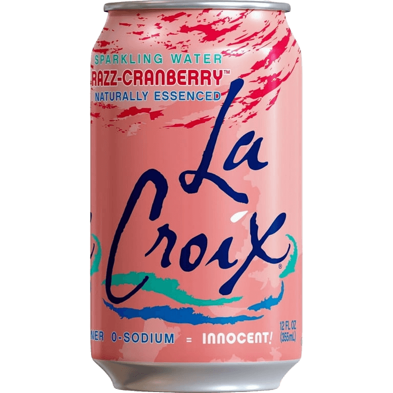 La Croix Naturally Essenced Razz-Cranberry Sparkling Water