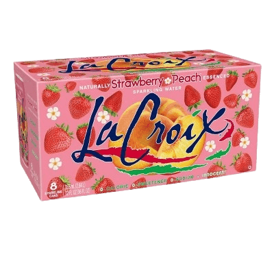 La Croix Strawberry Peach Sparkling Water