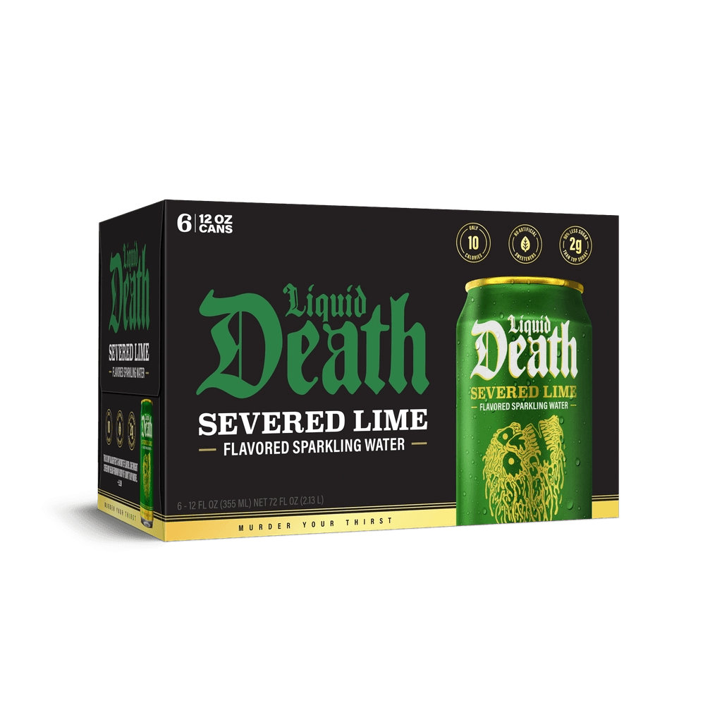 Liquid Death Severed Lime Flavored Sparkling Water
