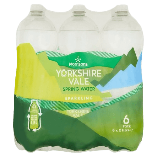Morrisons Yorkshire Vale Spring Water Sparkling plastic bottle
