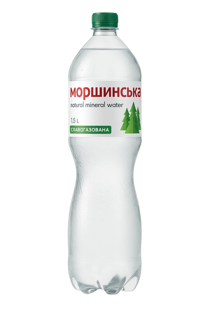 Morshynska Natural Mineral Water plastic bottle
