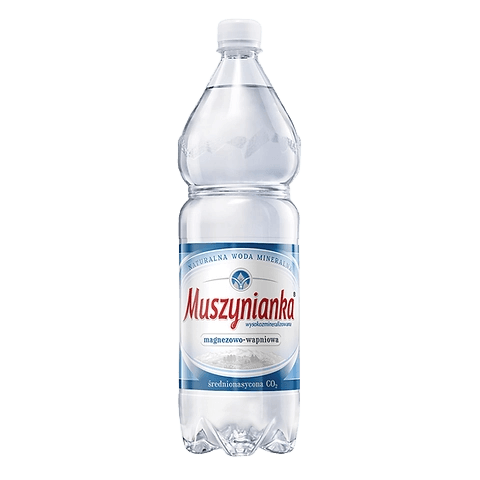 Muszynianka Sparkling Water plastic bottle