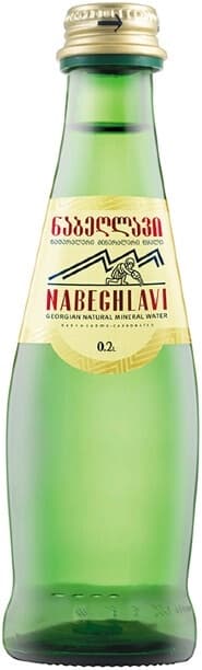 Nabeghlavi Georgian Natural Mineral Water glass bottle
