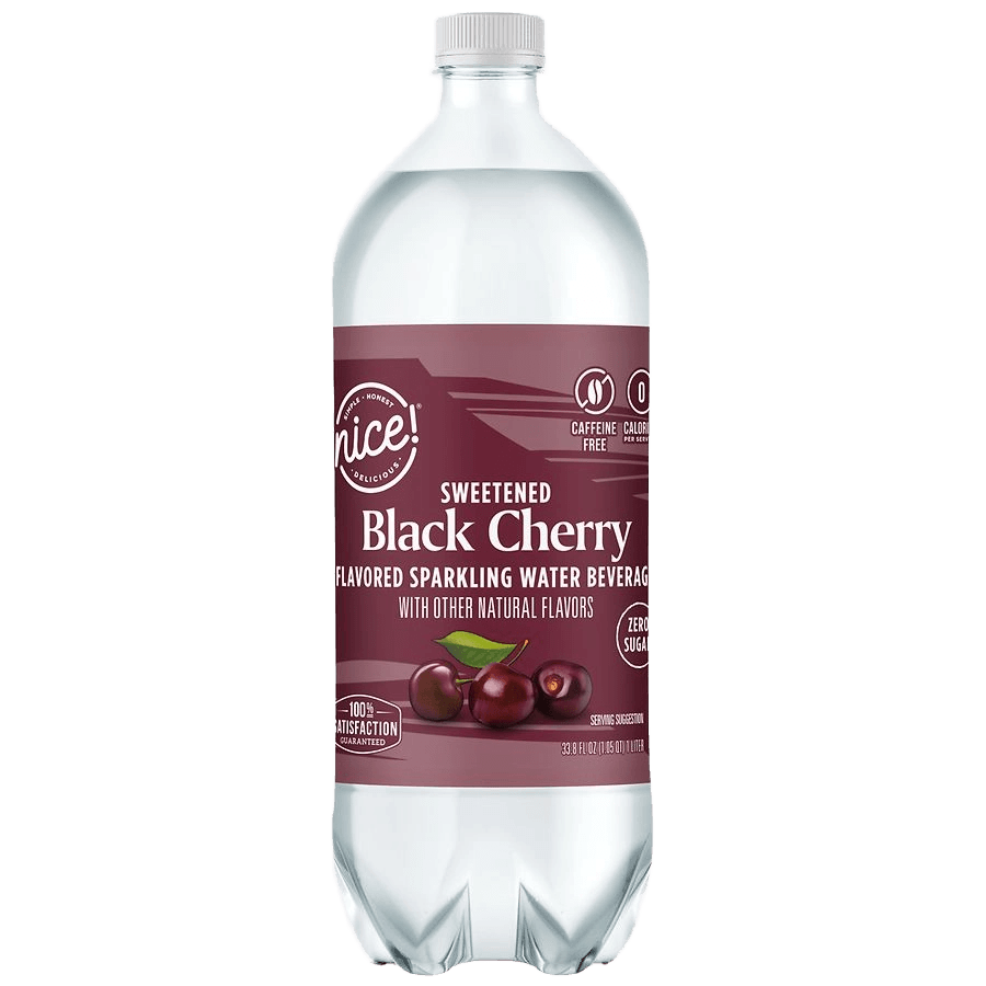 Nice, Walgreens Co. Flavored sparkling water black cherry