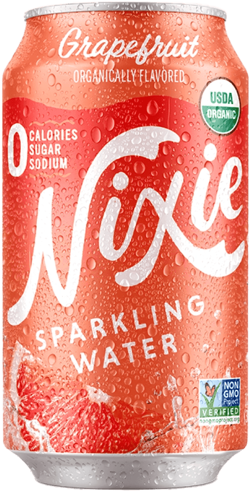 Nixie Sparkling Water Grapefruit Organically Flavored Sparkling Water