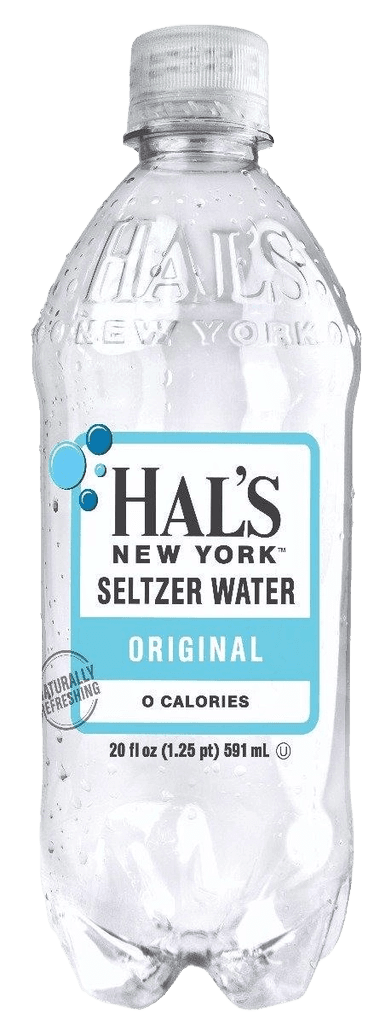 Oasis Snacks Hal's New York Seltzer Carbonated Flavored Sparkling Water