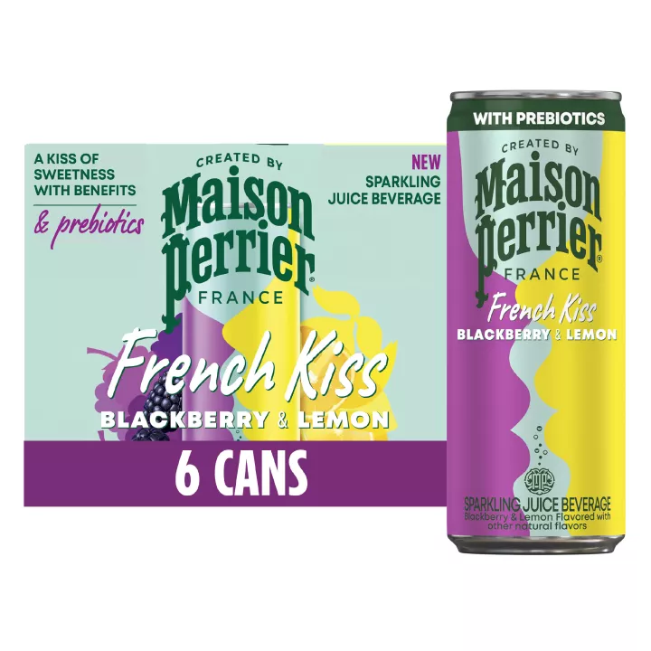 Perrier Maison Perrier French Kiss Blackberry and Lemon Flavored Sparkling Water