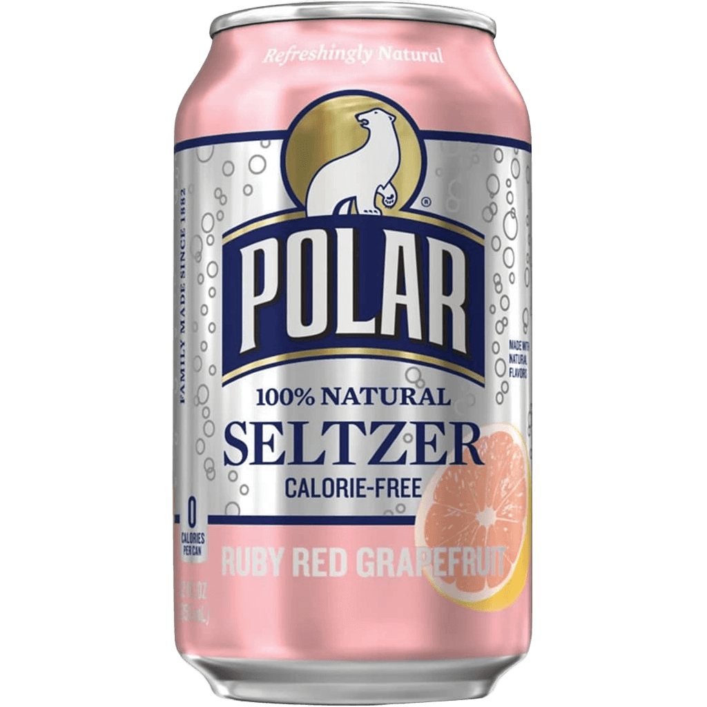 Polar Seltzer Ruby red grapefruit