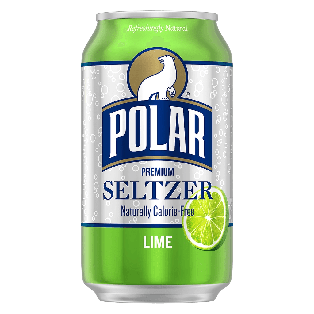 Polar Seltzer Lime can