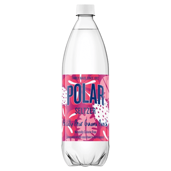 Polar Seltzer Prickly Pear Guava Punch plastic bottle