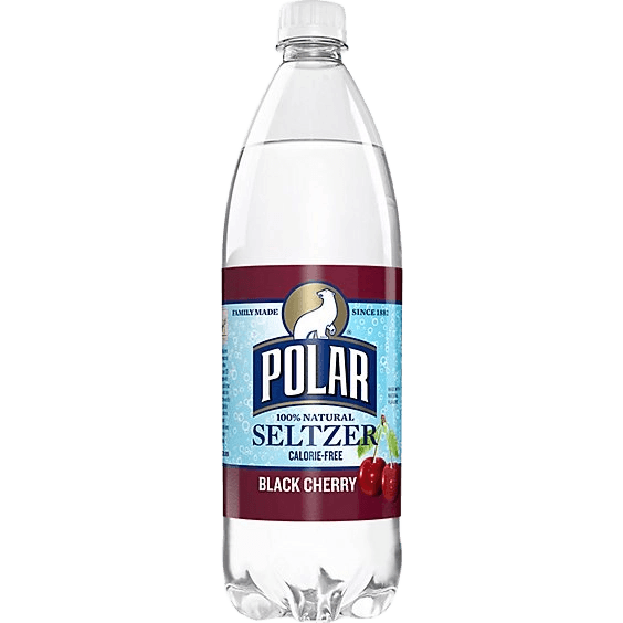 Polar Seltzer sparkling water black cherry flavored