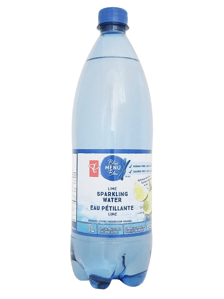 President's Choice Blue Menu Lime Sparkling Water